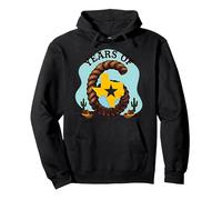 Six Years of Lone Star Fun Texas Birthday Gift Pullover Hoodie, Adult Unisex, Black, S