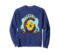 Six Years of Lone Star Fun Texas Birthday Gift Sweatshirt, Adult Unisex, Navy, L