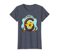 Six Years of Lone Star Fun Texas Birthday Gift T-Shirt, Women, Heather Blue, XS