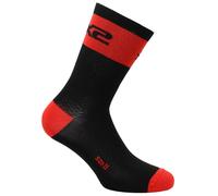 SIX2 Short Logo, Unisex Adult, Black/Red, I