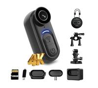SixBondsCam 4K Mini Body Camera 128GB - Thumb Size Wearable Action Cam, Hands-Free POV Recording, Portable Body Worn Camera for Travel, Cycling, Sports, Pets, Outdoor Adventures