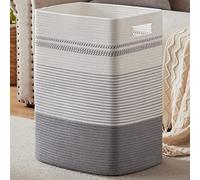 SIXDOVE 80L Large Cotton Rope Laundry Basket for Bedroom & Laundry Room, Tall Clothes Hamper with Sturdy Handles, Neutral Storage Bin Capable of Holding Blankets and Toys