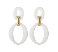 SIXDUTON Elliptical Acrylic Drop Earrings, Bohemian Retro Drop Acrylic Hypoallergenic Earrings Birthday Party Jewellery Gift for Women, one size, Acrylic, No Gemstone