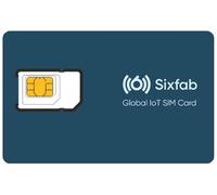 Sixfab IoT SIM Card | $10 Free Credit | Global Coverage | Pay-As-You-Go | Optional Data Packages | 4G/LTE & LTE-M (CAT-M1)