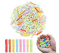 Sixfolo 200 Pcs Lucky Wishing Paper Scrolls Tiny Message Paper Mini Message Scrolls Colorful Scroll Paper Write On It Valentine's Message for DIY,Gifts,Birthday, Anniversary (Mixed Color)