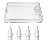 SIXFU Metal Ballpoint Tips Compatible with Apple Pencil Tip, Durable Tips Compatible with Apple Pencil Pro/USB-C/ 1st/ 2nd Generation, Accessories Compatible with iPad Pencil(4 PCS)