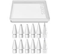 SIXFU Replacement Pen Tips for Apple Pencil, Durable Pencil Nibs Set for Apple Pencil Tip(12 PCS)