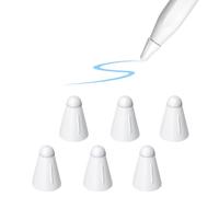 SIXFU Upgrade Covers for Apple Pencil Tips Suitable Paper-Like Screen Protector, Noise Reduction Accessories for Apple Pencil 2nd Generation/ 1st Gen/Pro/USB-C iPencil tip(6 PCS)
