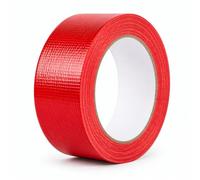 Sixhawks Duct Tape Heavy Duty Waterproof Gaffer Tape Strong Adhesive Cloth Repair Tape for Indoor Outdoor DIY Use Easy Tear High Tensile Strength No Residue SuperSticky (48MMx10M) (red)