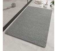 SIXHOME 50 * 80cm Grey Loofah Shower Mats for Inside Shower Non Slip Soft Textured Anti Mould PVC Bath Mat for Bathroom Wet Shower Areas
