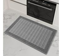SIXHOME Grey 40 * 60cm Kitchen Mats non slip Washable Modern Kitchen Absorbent and Stain-Resistant Kitchen Floor Runners