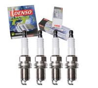 Sixity Auto 4 pc DENSO Platinum TT Spark Plugs compatible with Toyota Corolla 1.6L 1.8L L4 1993-2008