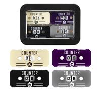 SIXPOINTS 1 Set of 4 Portable Character Role-Playing and Card Game Life Counters, Suitable for Dragon & Dungeon DND and MTG, TCG, Cards Gaming Accessories (4Pcs Color Mixed-B)