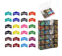 SIXPONTS 48 Pieces 12mm MTG Dice Abilities -1/+1 Life Counters Dices & MTG Keywords Counter Tokens Set Compatible with Magic The Gathering, TCG, Card Games Accessories (# C Dices & Keyword Counters)