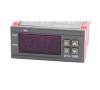 SIXRUN 1000 Digital Temperature Controller ABS Thermostat Regulator 14 to 230 Fahrenheit Range 10A Sensor Probe Cooling Heating for Aquarium Homebrew Reptile Incubator (#1)