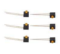 SIXRUN 100Pcs LED Holder Plastic 3mm LED Lampshade 90 Degree Bend Single Hole Lamp Holder DC 1.8 to 2.2V 94V 0 94V 2 for PCB Mount Industrial Control Use (Orange Light)