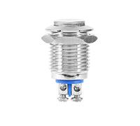 SIXRUN 12mm Push Button Switch, Momentary Electrical Switch for Circuit Control in Electromagnetic Starter Contactor Relay