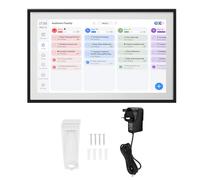 SIXRUN 15.6 Inch Smart Digital Calendar, Touchscreen Wall Planner with Frame and Art Gallery for Family Schedules Meal Planner Chore Chart (UK Plug)