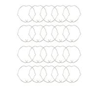 SIXRUN 20PCS MR16 Downlight Retaining Spring Clips, Smooth Exquisite Craftsmanship, with Manganese Steel Material, for 50mm GU10 Spotlight Bulb Fixing