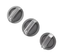 SIXRUN 3 Pieces Air Conditioning Heating Blower Knobs UR5861195C Perfect Fit for PJ PK 2006-2011 BT-50 2006-2011 Including 3 Knobs with OEM Numbers UR5861195C UR5661195C 1478644
