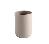 SIXRUN 300mL Toothbrush Cup, Sturdy PP Material Toothbrush Holder with Smooth Edge, for Bathroom Travel Makeup Brush Storage Countertop Organizer (Coffee)
