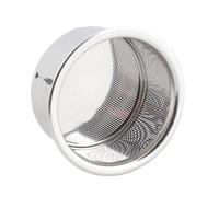 SIXRUN 304 Stainless Steel Movement Parts Cleaner Basket, Watch Parts Cleaning Mesh Holder with Fine Holes for Ultrasonic Machine, Jewelers Repairers DIY 2.7x1.2in