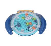 SIXRUN 3D Maze Puzzle, Interactive Game for Kids, Portable Marble Maze Ball Puzzle Toy, Challenging Game for Fine Motor Skills, Safe Materials (Blue)