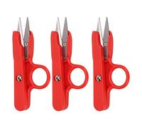 SIXRUN 3Pcs Thread Snips, Easy to Cut Smoothing Stainless Steel Small Fabric Scissors with Fine Workmanship for Sewing Supplies Fishing Line Fabrics Threads
