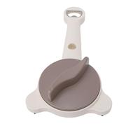 SIXRUN 4 in 1 Jar Opener with Stainless Steel Non Slip Clamps Ergonomic Handle for Kitchen Can Lids Wine Bottles