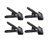 SIXRUN 4 Pack Heavy Duty A Clips Spring Clamps Wide Mouth Anti Slip with Ergonomic Handle Hanging Hole for Woodworking Photography Backdrop Clamping