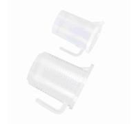 SIXRUN 500ml 1000ml Plastic Measuring Cup Kitchen Measuring Jug with Lid for Baking Cooking Food Prep Clear Easy Read Measurements Angled Handle Lightweight (500ML)