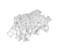 SIXRUN 50PCS 3.8cm Acrylic Badge Clear Picture Photo Button Pins for Craft Supplies School Projects