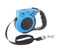 SIXRUN 5m Retractable Dog Leash, One Touch Control Key with Separate Braking Key, Built in LED Light, for Small Medium Dogs Up to 99 Lbs