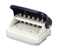 SIXRUN 6-Hole Punch, 26 30 20 Holes, Manual Punch with Scale Line for Loose Sheets, A4 A5 B5 Notebooks, Scrapbooks