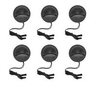 SIXRUN 6PCS Low Voltage Deck Lights IP67 Warm White LED Step Lamp for Garden Fence Stair 12 to 36V with 18 Screws 18 Explosion Proof Tubes 1 Sealing Nut 2 Connecting H