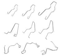 SIXRUN 9PCS Bulb Retaining Spring Clips, Stainless Steel Headlight Clamps with Tight Grip for H1 H3 H4 H7 Bulbs