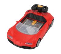 SIXRUN Adventure Racing Car Steering Wheel Toy for Kids, Simulated Racing Experience Toy, Interactive Track for Exciting Challenges (Red)