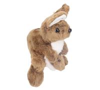 SIXRUN Animal Doll Soft Kangaroo Plush Toy Mother and Baby Set for Imaginative Play and Emotional Comfort