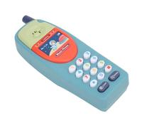 SIXRUN Baby Learning Phone Plastic Toy Phone with Soothing Music Simulation Design 15 X 5cm Early Education Play for Toddlers Developing Listening and Hand Skills (Light Blue)