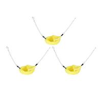 SIXRUN Banana Shape Hamster Hammock Bed, Small Animal Hanging Cage for | Cozy Cloth Hammock, Fits Birds Squirrels Gliders, Easy Hang in Cage, Durable and Washable