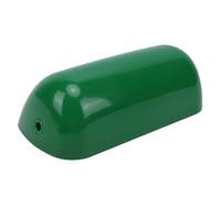SIXRUN Bankers Lamp Shade, Green Plastic Lightweight Shatterproof Lamp Cover with High Temperature for Desk Office Reading