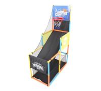 SIXRUN Basketball Single Game Set, with Adjustable Hoop and Sturdy Materials for Two Person Play Indoor Fun Anytime 140 X 47 X 85.9cm