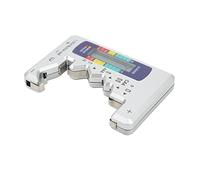 SIXRUN Battery Tester Checker, Universal Digital Battery Capacity Tester for AA AAA D C N Batteries with LCD Display and Immediate Readout for Home Use (Silver)