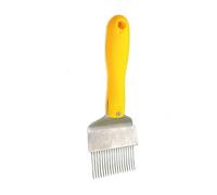 SIXRUN Bee Uncapping Fork 18 Needles Stainless Steel Honey Harvesting Tool with Ergonomic Silicone Handle for Beekeeping Management Apiary Accessories