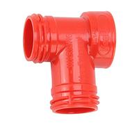 SIXRUN Beer Tee Fitting Adapter for Homebrew Kegging, 3 Way Carbonation Cap with 65 PSI Pressure Rating ABS Plastic, Counter Pressure Filling Soda Bottles for Outdoor Parties