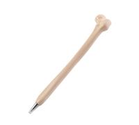 SIXRUN Bones Pen Bone Shape Ballpoint Pens Plastic Shell 0.7mm Blue Ink 5 Pack Novelty Writing Tools for Halloween School Office Clinic Desk Doctors Nurses Kids
