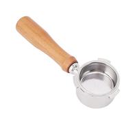 SIXRUN Bottomless 51mm Portafilter with Wooden Handle 3 Ear Coffee Portafilter for EC0680 EC0685 Dedica Arte Severin (Style 4)