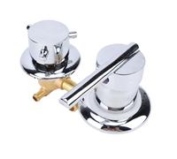 SIXRUN Brass Mixing Diverter, Thermostatic Shower Valve Brass Temperature Control Valve with G1/2 Male Thread for Bathroom Shower Faucet