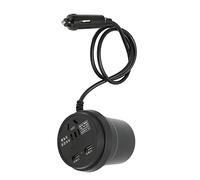 SIXRUN Car, ABS Material, 150W DC to AC Converter with Dual USB Ports for Travel and Outdoor Activities