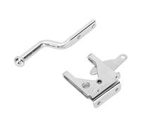 SIXRUN Carbon Steel Galvanized Door Lock Hasp, 4.72-Inch Heavy Duty | Rustproof and Heat Resistant, for Sheds, Closets, Lockers, Gates, Cabinets, Easy Install with Included Screws